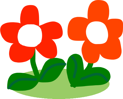 夏休み はがき 花